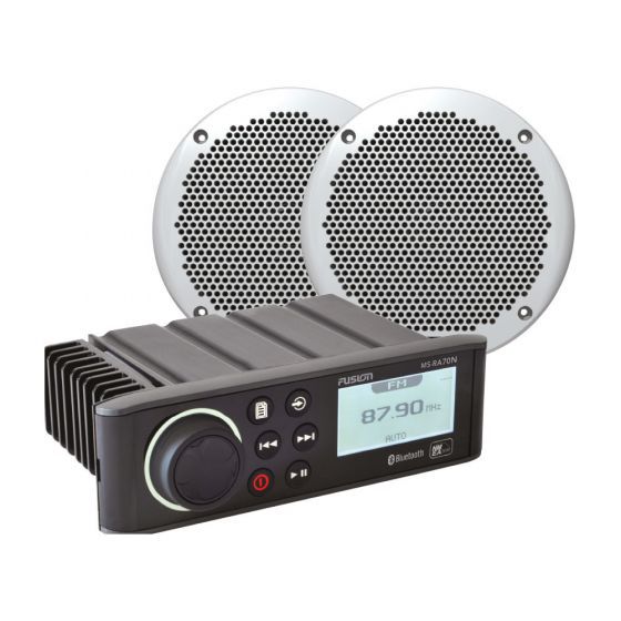Fusion Radio and Speakers