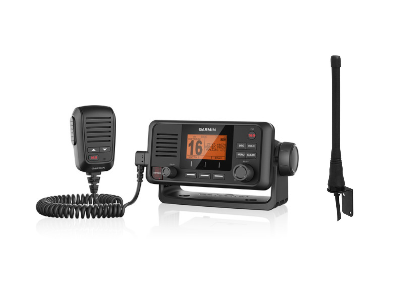 Garmin VHF115i Marine Radio & Antenna Kit